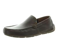 Clarks Markman Plain, Mocassini Uomo, Pelle Marrone Scuro, 44 EU