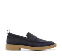 Clarks Martock Lo, Stivaletti Bassi con Lacci Unisex-Adulto, Blu Navy Scamosciato, 43 EU