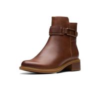 Clarks Maye Bella, Stivali alla Moda Donna, Pelle Marrone Chiaro, 35.5 EU