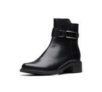 Clarks Maye Bella, Stivali alla Moda Donna, Pelle Nera, 37.5 EU