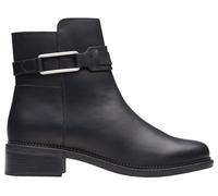 Clarks Maye Bella, Stivali alla Moda Donna, Pelle Nera, 38.5 EU