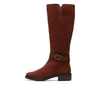 Donna Clarks Zip Comfort Stivali Alti Al Ginocchio Maye Shine