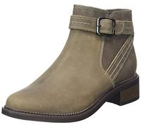 Clarks Maye Strap, Chelsea Boot Donna, Dark Taupe Lea, 38 EU