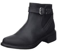 Clarks Maye Strap, Chelsea Boot Donna, Pelle Nera, 37 EU