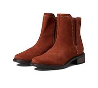 Clarks Maye Zip, Stivali alla Moda Donna, Dark Tan Suede, 41.5 EU