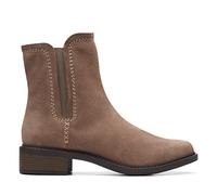 Clarks Maye Zip, Stivali alla Moda Donna, Pebble Suede, 41.5 EU