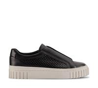 Clarks Mayhill bay - Scarpe da Ginnastica da Donna, Black Leather,