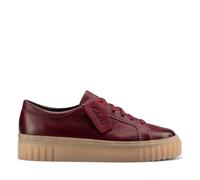 Clarks Passeggiata Mayhill, Scarpe da Ginnastica Donna, Pelle Borgogna, 42 EU