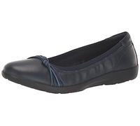 Clarks Meadow Rae Ballet - Scarpe Basse da Donna, Blu Navy, Pelle, 43 EU