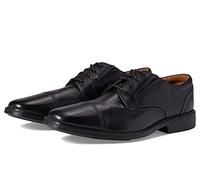 Clarks Men's Clarkslite cap Oxford, Pelle Nera, 42 EU