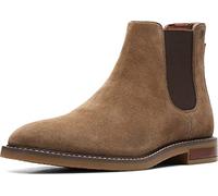 Clarks Men's Jaxen Chelsea Boot, Taupe Suede, 7