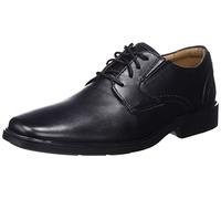 Clarks Men's Lite Low Oxford, Pelle Nera, 40 EU