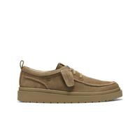 Clarks Polden Moc Mens Dark Sand Suede, 9.5