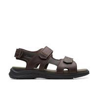Clarks Men's Walkford Walk Sandal, Marrone scuro, 41.5 EU