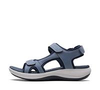 Clarks Mira bay, Sandali Bassi Donna, Tessuto Blu Jeans, 38 EU