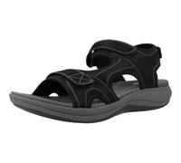 Clarks Mira bay, Sandalo Donna, Nero, 39 EU