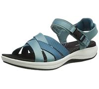 Clarks Mira Tide, Sandali da Donna, Blu (Teal Combi), 37 EU