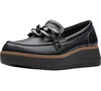 Clarks Mocassini da Donna Zylah May, Pelle Nera, 40 EU