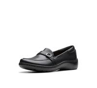 Clarks Mocassini Donna Cora Amanda, Pelle Nera, 40 EU