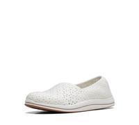 Clarks Mocassino Breeze Emily Donna, Sintetico Bianco., 40 EU