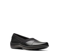 Clarks Mocassino Cora Charm da Donna, Cuoio Nero, 41.5 EU Ancho