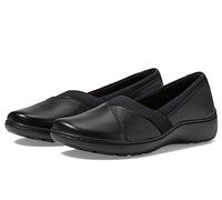 Clarks Mocassino Cora Charm da Donna, Cuoio Nero, 9.5