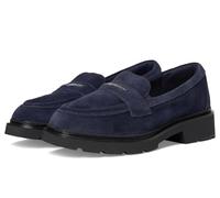 Clarks Mocassino da Donna Lauryl, camoscio Blu Navy, Taglia 40
