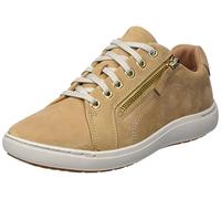Clarks Nalle Lace, Scarpe da Ginnastica Donna, Beige Camel Nubuck, 39 EU