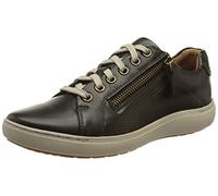 Clarks Nalle Lace, Scarpe da Ginnastica Donna, Black Leather, 40 EU