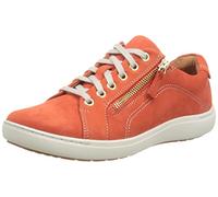 Clarks Nalle Lace, Scarpe da Ginnastica Donna, Rosso Grenadine Nubuck, 39 EU