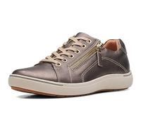 Clarks Nalle - Scarpe in Pelle di Pizzo in Bronzo Metallizzato, Misura Standard, Taglia 5½, Marrone, 39 EU