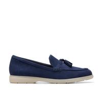 Clarks Narini Edge Womens Navy Suede, 5.5