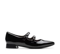 Clarks Natalyn Lane, Stivaletti Bassi con Lacci Unisex-Adulto, carezza Nera, 37.5 EU