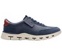 Clarks Nature X One, Scarpe da Ginnastica Uomo, Navy Leather, 45 EU