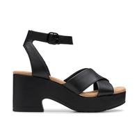 Clarks Nerisa Pearl, Sandali Donna, Black/Black, 36 EU