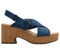 Clarks Nerisa West, Sandali Donna, Navy Nubuck, 40 EU