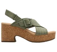 Clarks Nerisa West, Sandali Donna, Sage Nubuck, 39 EU