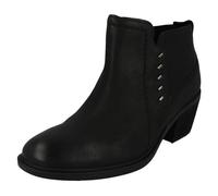 Clarks Neva Lo, Scarpe Chukka Donna, Cuoio Nero, 37 EU