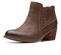 Clarks Neva Lo, Scarpe Chukka Donna, Dark Tan Lea, 42 EU