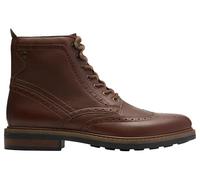 Clarks Newford LaceBT Mens Mid Tan Lea, 8.5