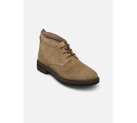 Clarks Premium Newford Mid Chukka Stivale da uomo, pelle scamosciata sabbia scuro, 42, Pelle scamosciata sabbia scura, 43 1/3 EU