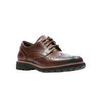 Clarks Originals da Uomo Batcombe Ali Marrone Scuro Lea, Robuste UK 7,8, 9,10 G
