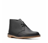 Clarks Originals da Uomo Deserto Stivali Stile Bushacre 3 - Nero Lea UK 8,9 G