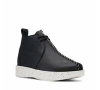 Clarks Originals Donne Desert Trek Altezza Nero Lea Suede Combi UK 4,5,6 D