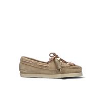 CLARKS ORIGINALS GODNEY BOAT Scarpa barca donna beige in suede 37 ½
