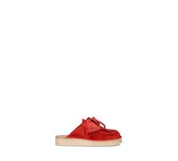 CLARKS ORIGINALS Sabot donna rosso in suede 39