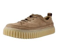 Clarks Originals Scarpa Unisex Torhill Lace, Nubuck Sabbia Scuro, 40