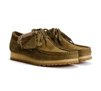 Clarks Originals Scarpe Wallabee RB Suede Verde Uomo, Verde, 41 EU