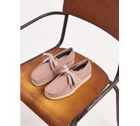 Clarks Originals - Wallabee Lite - Scarpe in camoscio rosa polvere 39.5