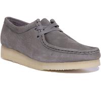 Clarks Originals Wallabee Mocassini In Pelle Donna Scarpe Flat Grigie UK 4 - 8
